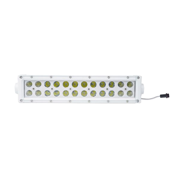 14.25" Marine Grade Dual Row Straight Light Bar with 72-Watt 24 x 3W High Intensity LEDs by Race Sport Lighting