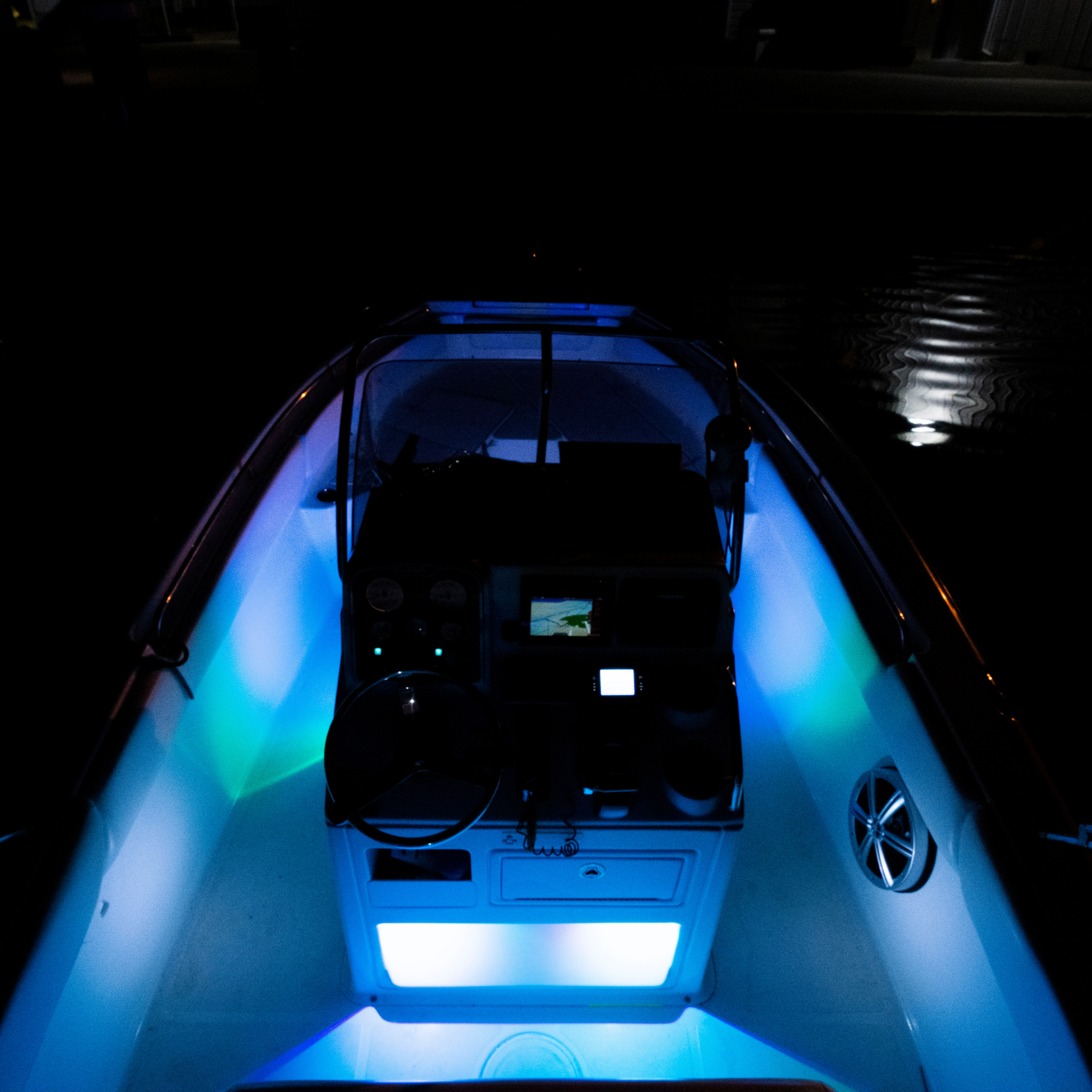 8 Pod Bluetooth Underglow RGB LED Rock Lights Kit with Universal Harness