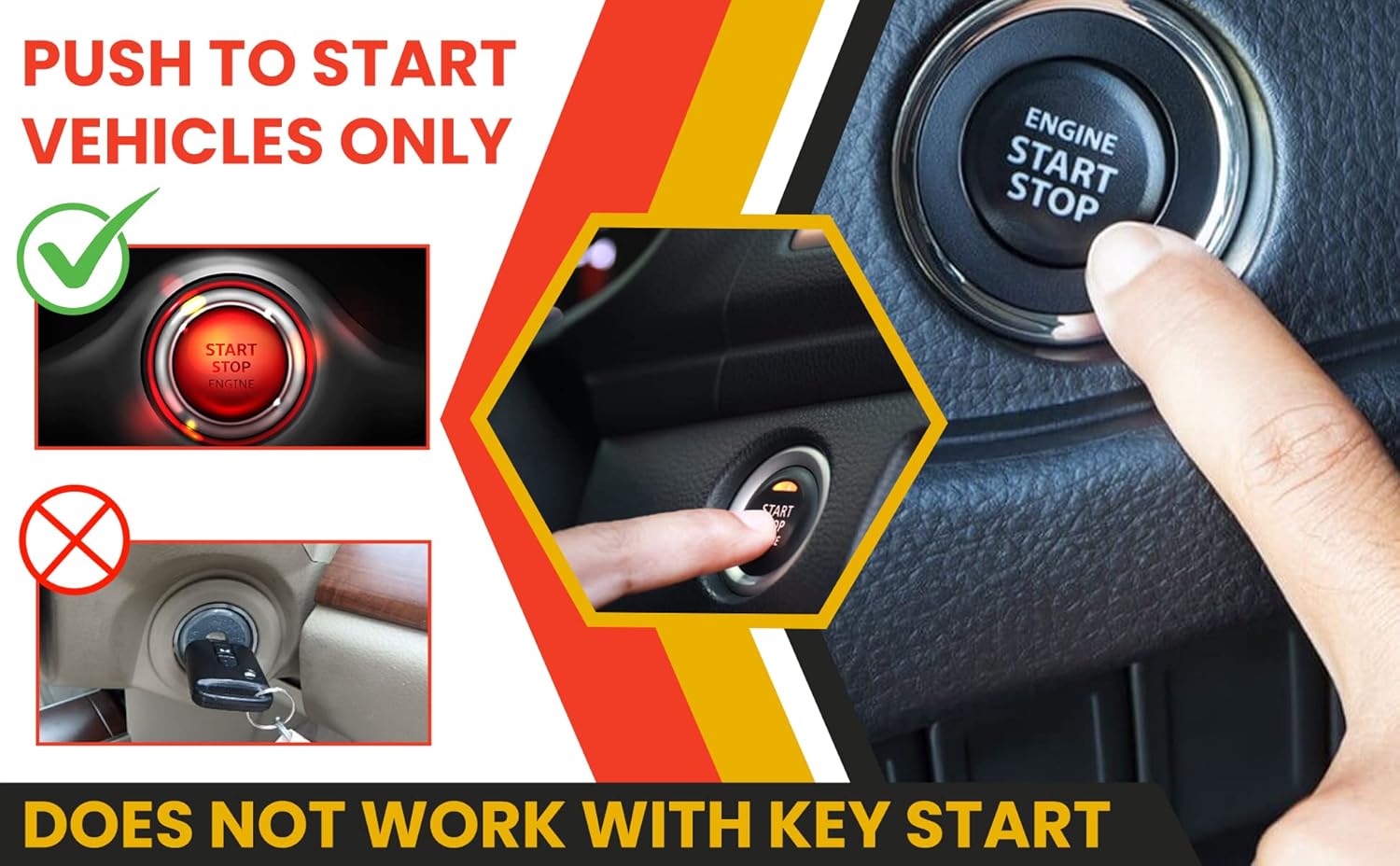 Start-X Remote Starter Kit for Toyota Tacoma (2016-23) & Highlander (2014-19) | Key Start, Plug N Play