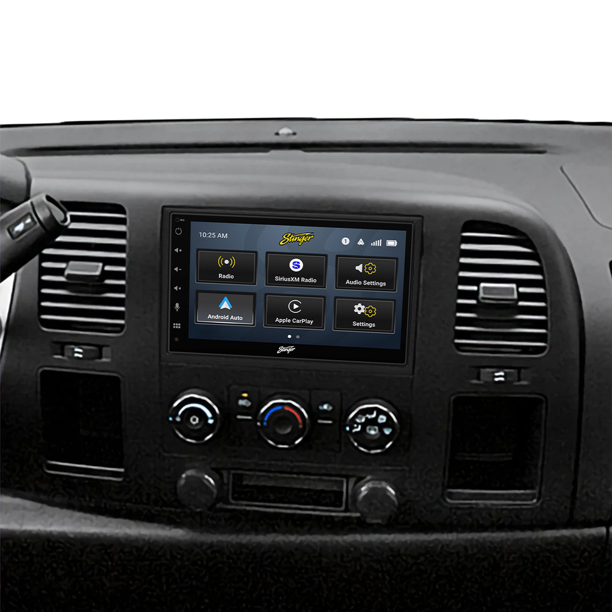 Chevy Silverado/Suburban/Tahoe & GMC Sierra/Yukon (2007-2014) Stinger 6.8" Double DIN Radio Kit | Plug-&-Play