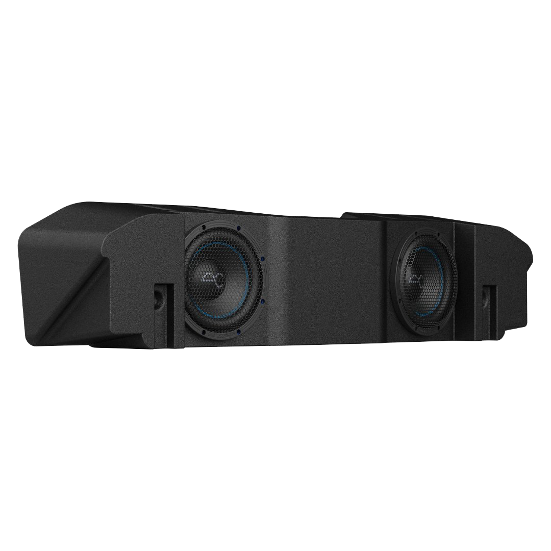 AudioControl Jeep Gladiator JT (2020-2024) Under Seat Dual 8" Ported Loaded Subwoofer Enclosure (700 Watt RMS/1,000 Watt Max)