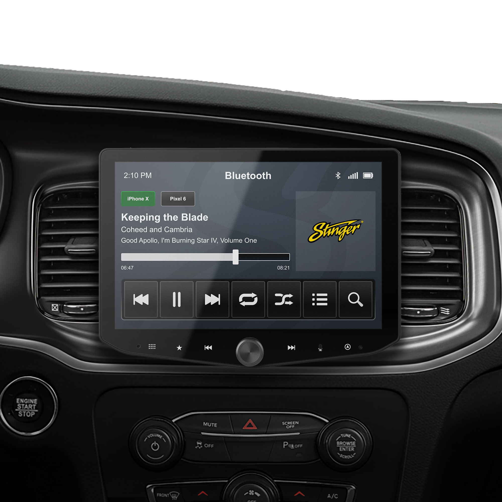 HEIGH10+ Dodge Challenger/Charger/Chrysler 300 (2015-2023) 10" Radio Fully Integrated Kit | Displays Vehicle Information