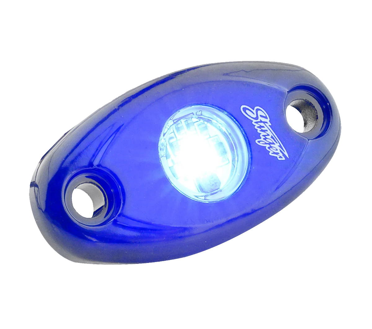 Bright Blue Liquid, Mud, Dust & Impact resistant LED Rock Lights (2 Pair)
