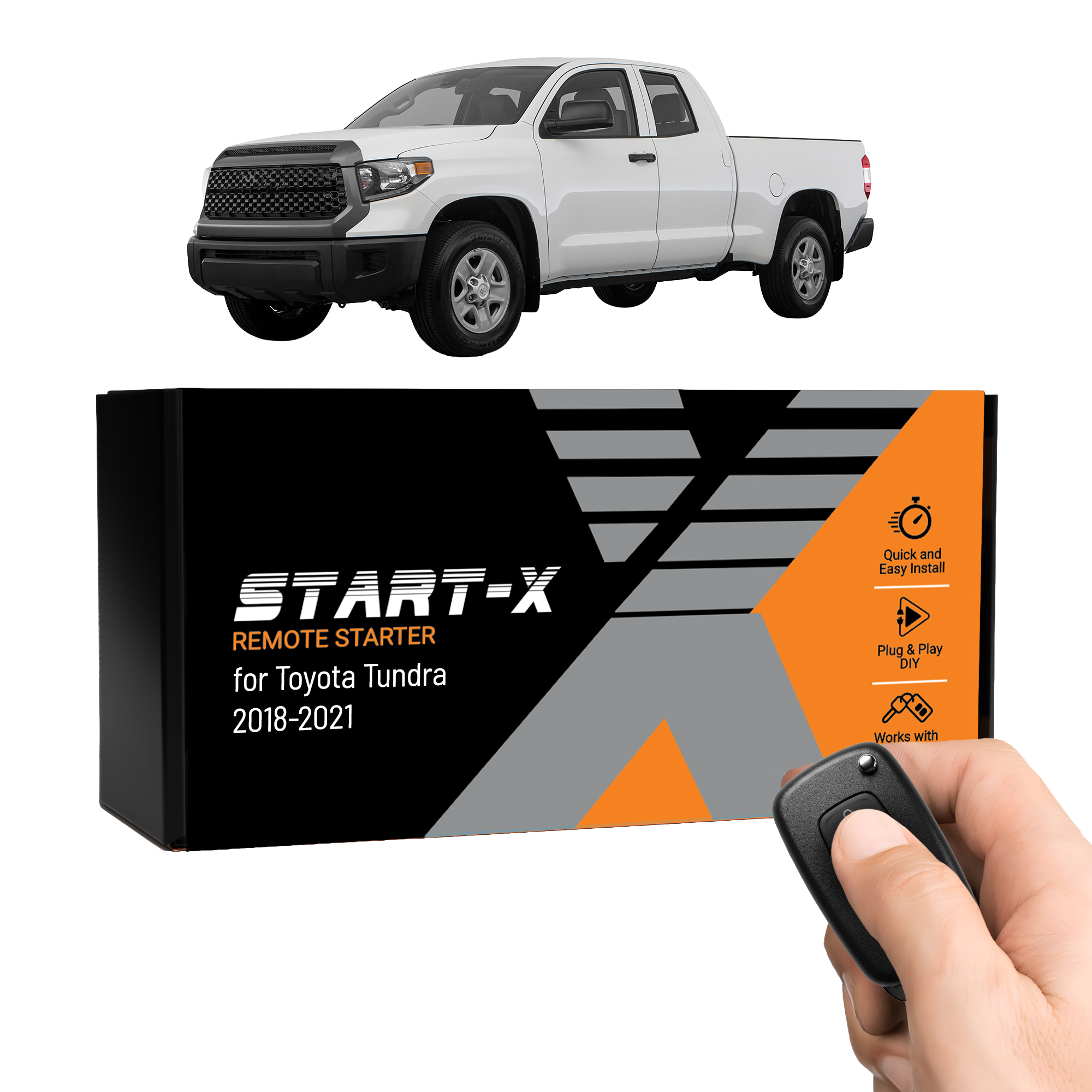 Start-X Plug N Play Remote Starter Kit for Tundra (2020-2021) / Push to Start