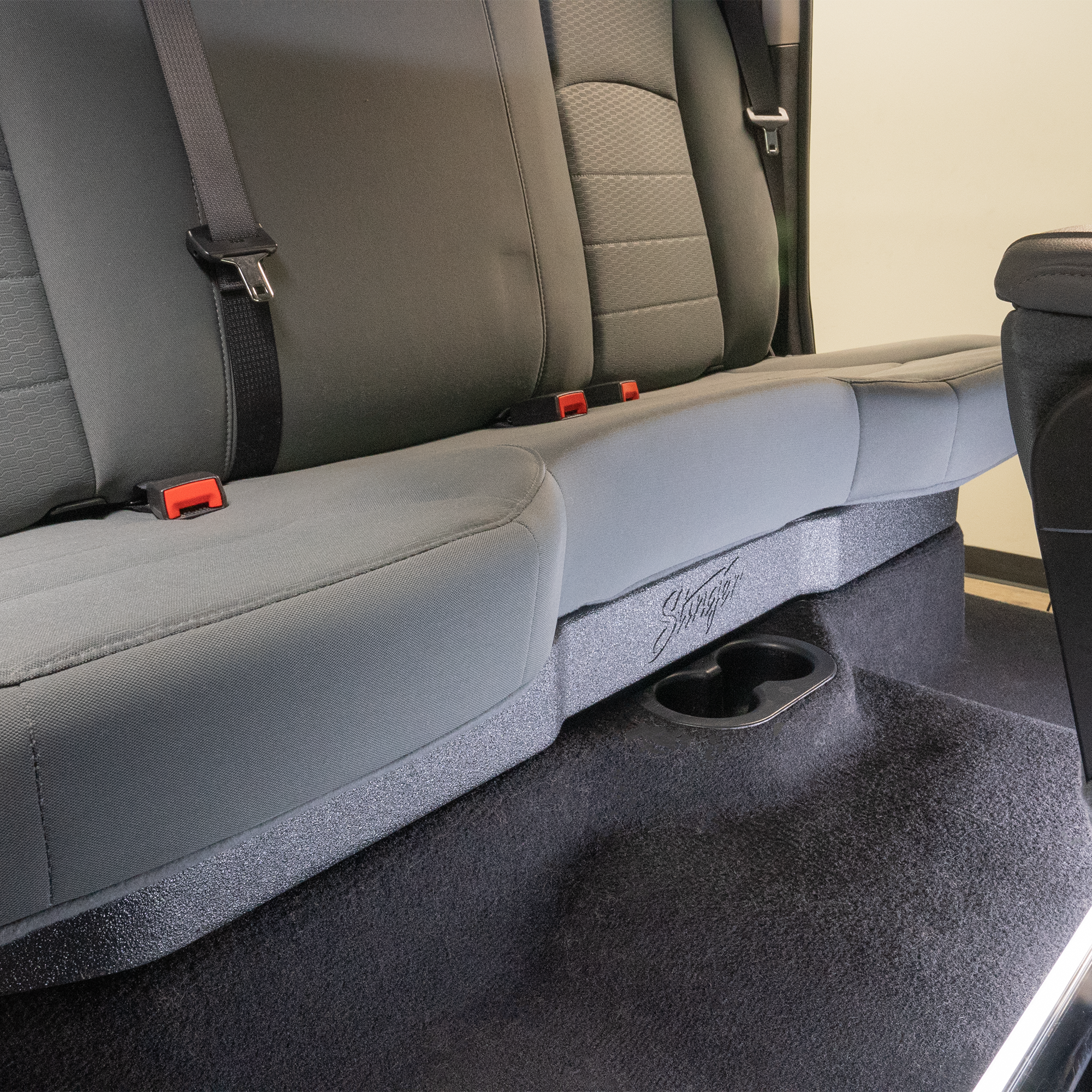 RAM Truck (2002-2025) Under Seat Dual 10" Sealed Loaded Subwoofer Box Enclosure by AudioControl