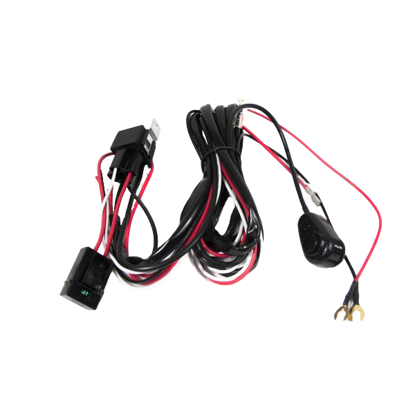 Universal Light Bar Wire Harness with Switch (for Spots & 8in-32" Bars Only) by Race Sport Lighting