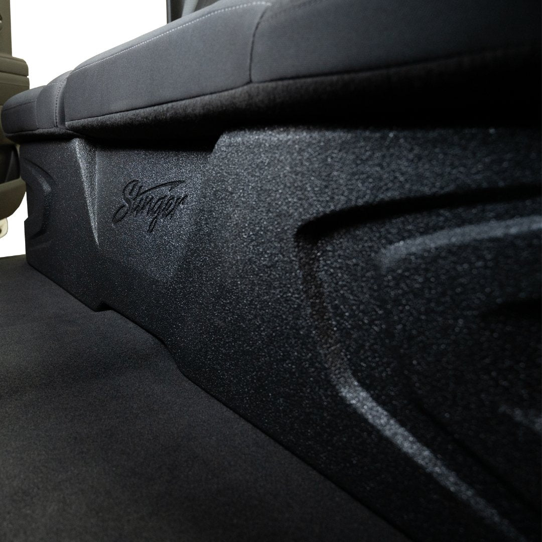 Chevy Silverado/GMC Sierra 1500 (2019+) / 2500/3500 Crew Cab (2020+) Under Seat Dual 10" Loaded Subwoofer Enclosure by AudioControl