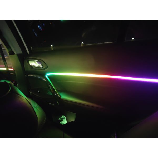 LED Interior Ambient 18 - Piece RGBW Multicolor Ultra - Flow Series ColorSmart 4 - Door Vehicle Complete Kit