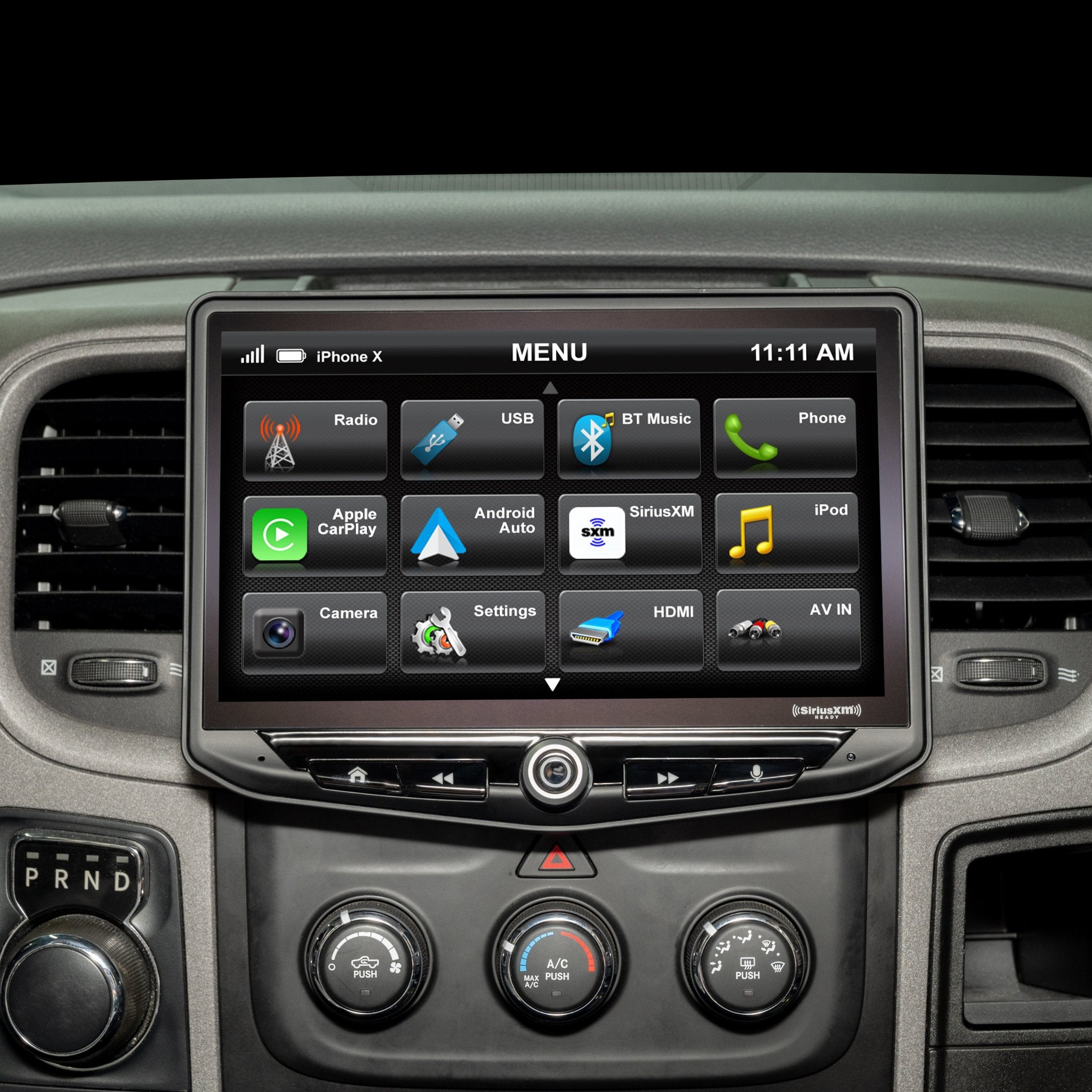 RAM Truck (2013-2018) HEIGH10 10" Radio Fully Integrated Kit | Displays Vehicle Information