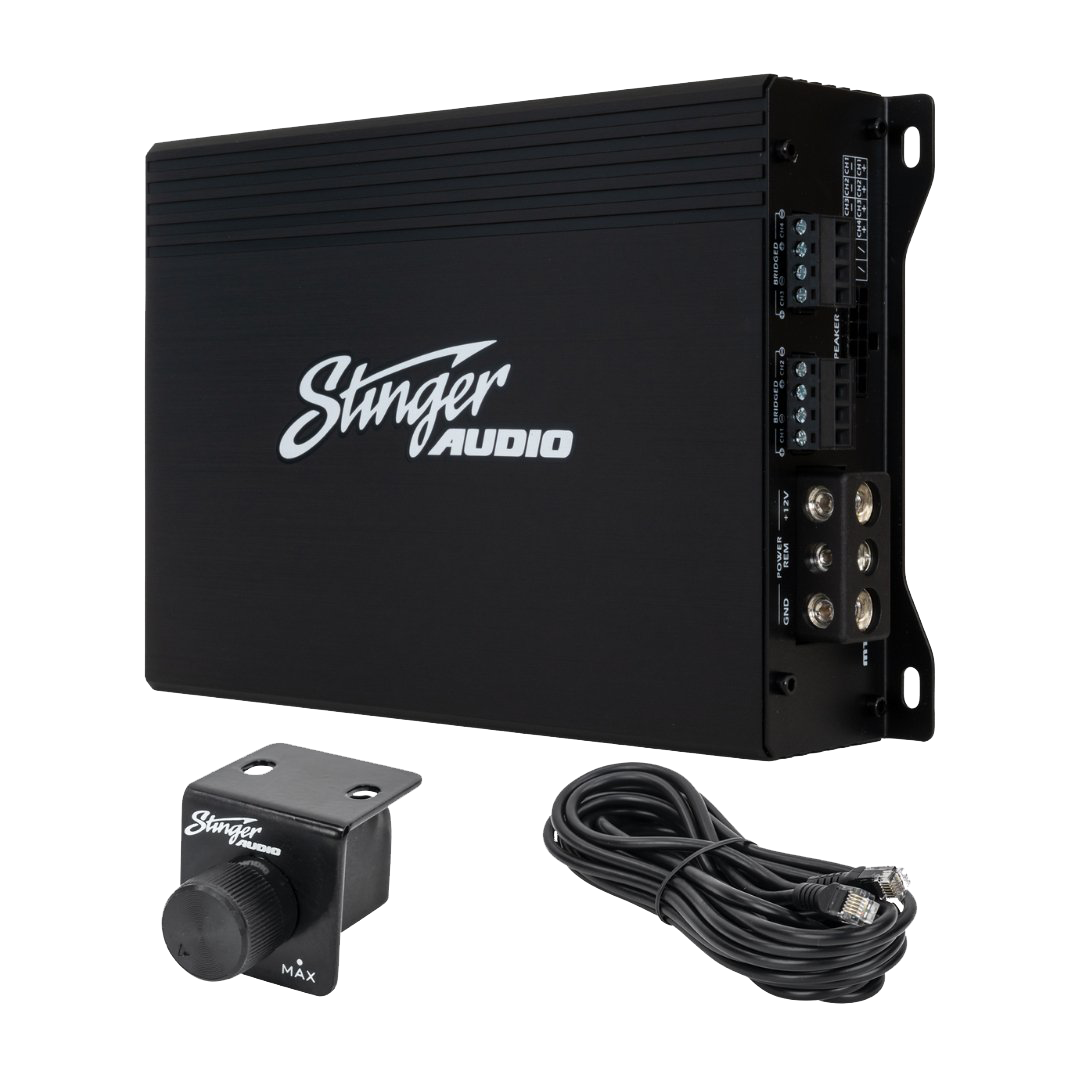 Stinger Audio MT-600.4 1000 Watt RMS 4-Channel Car Audio Amplifier