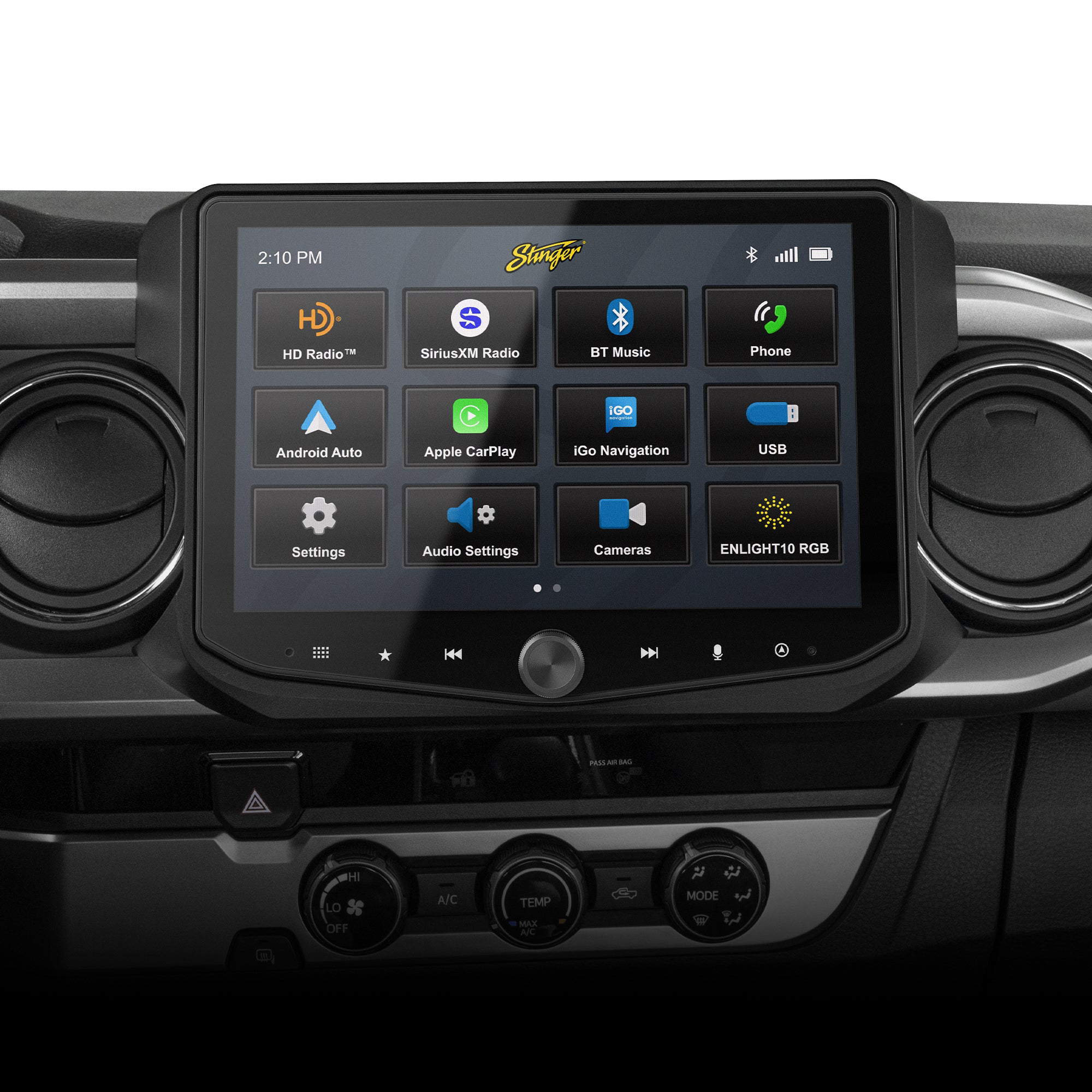 HORIZON10 Toyota Tacoma (2016-2023) 10" Plug-and-Play Radio Kit