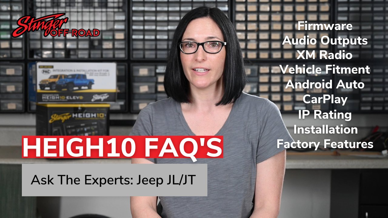 Ask the Experts: Stinger's 10" Radio Upgrade with Integrated Kit for Wrangler JL and Gladiator JT - Stinger
