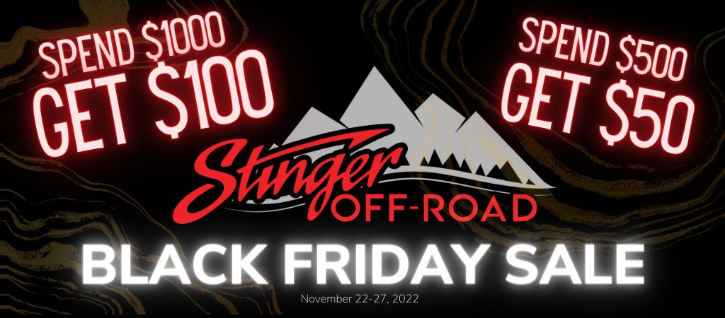 BLACK FRIDAY SALES - Stinger
