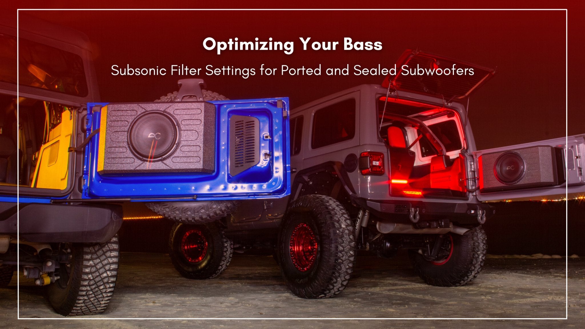 How to Set  Your Subsonic Filter for Ported and Sealed Subwoofers - Stinger