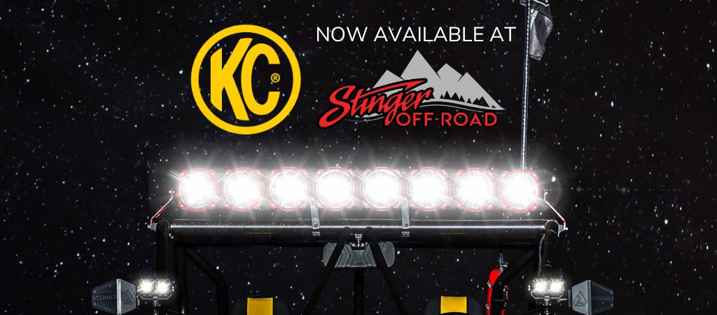 KC HILITES ON STINGER OFF-ROAD - Stinger