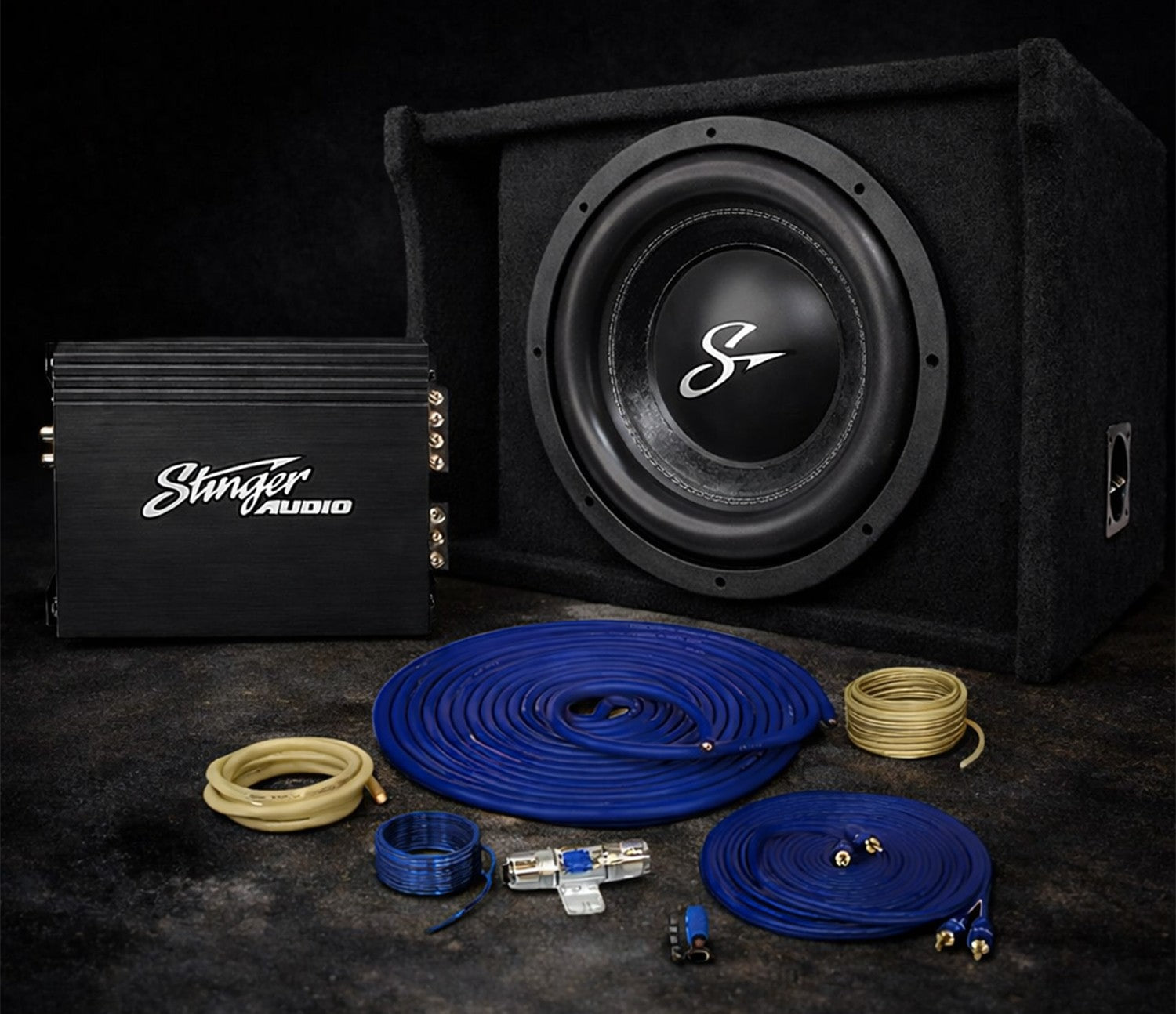 Complete Car Audio Car Audio Bundles | Complete Bass Packages — Stinger