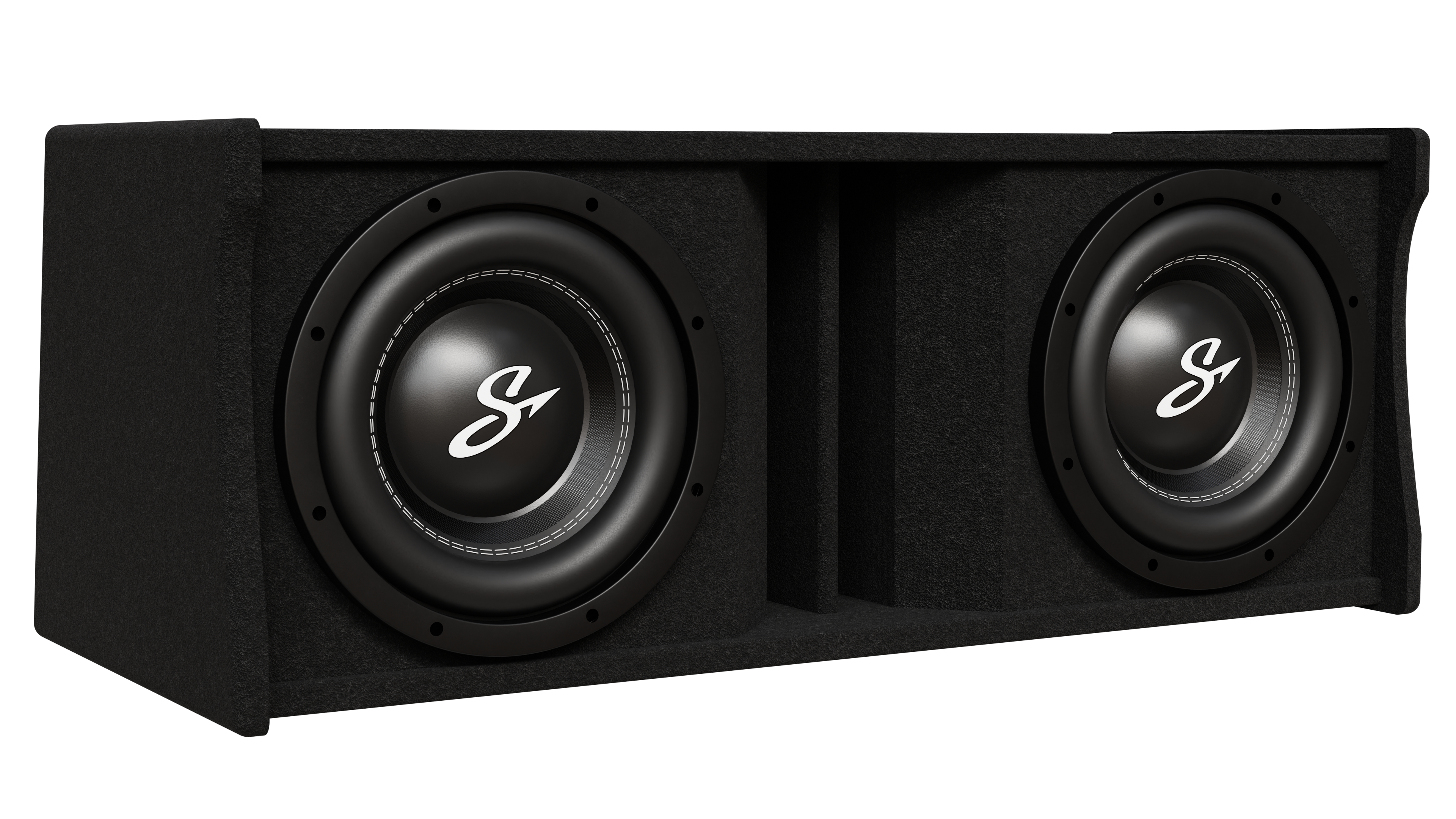 Dual 10" 1,400 Watt (RMS) Loaded Ported Subwoofer Box Enclosure (1,400 Watts RMS/2,400 Watts Max)