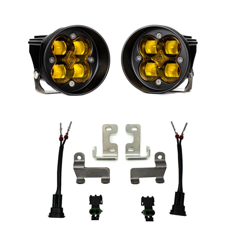 Baja Designs Toyota RAV4 (2016-2021)/Highlander (2014-2019) Pocket Fog Light Kit Squadron SAE (Amber)