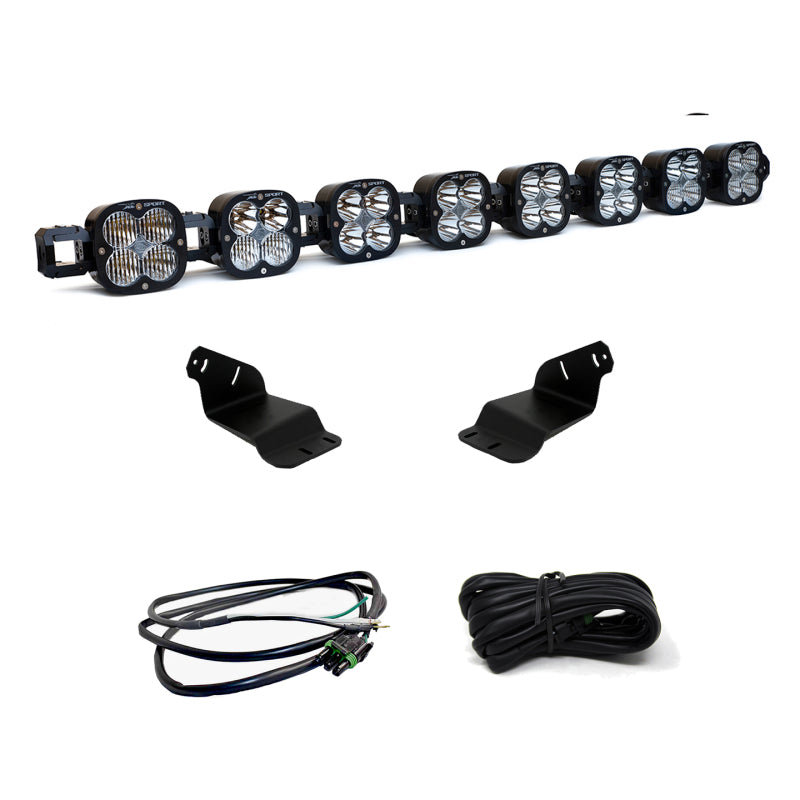 Baja Designs Ford Bronco (2021+) 8 XL Linkable Roof Light Bar Kit with Upfitter