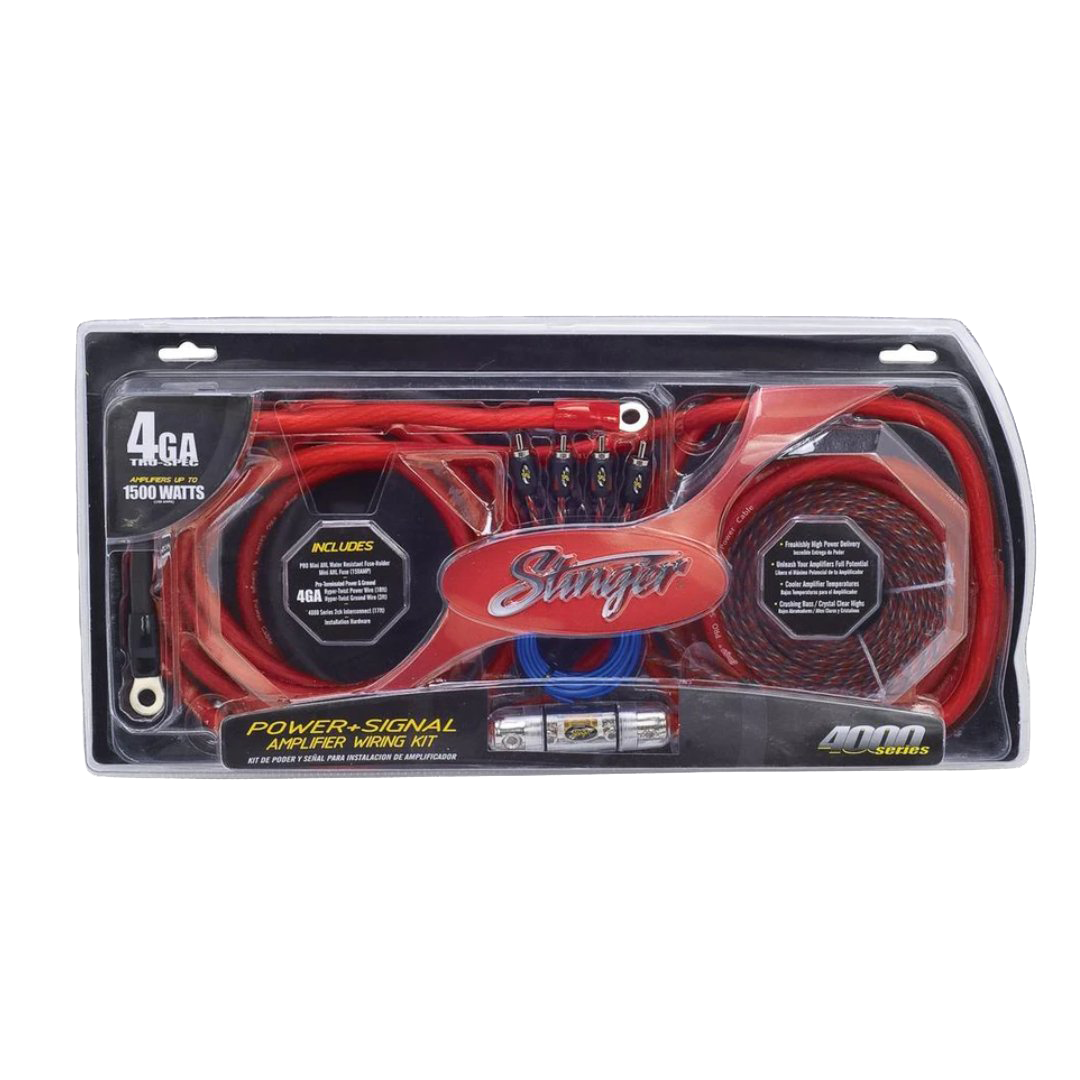 10GA 300 Watt Complete OFC Amplifier Wiring Kit