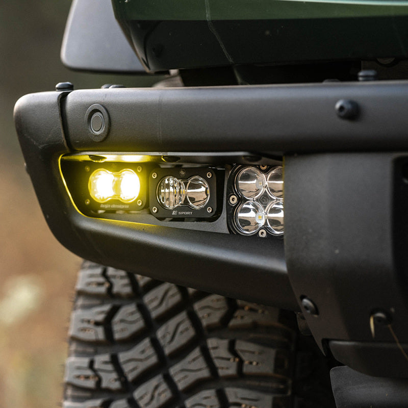 Ford Bronco (2021+) S2 SAE Pro Pocket Fog Light Kit (Clear/Models with Steel Bumper)