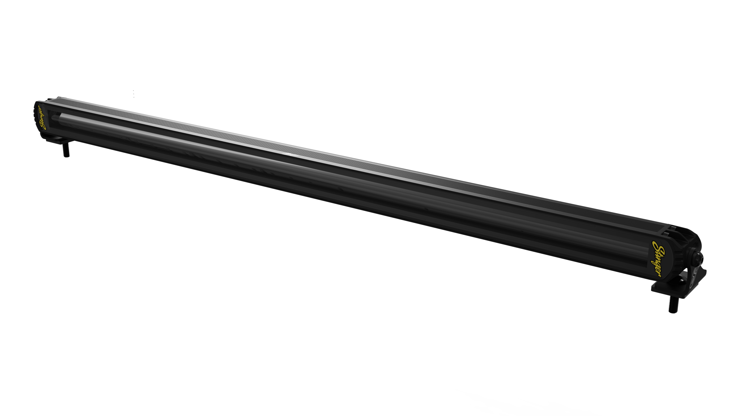 Black Stinger LED light bar with mounting brackets
