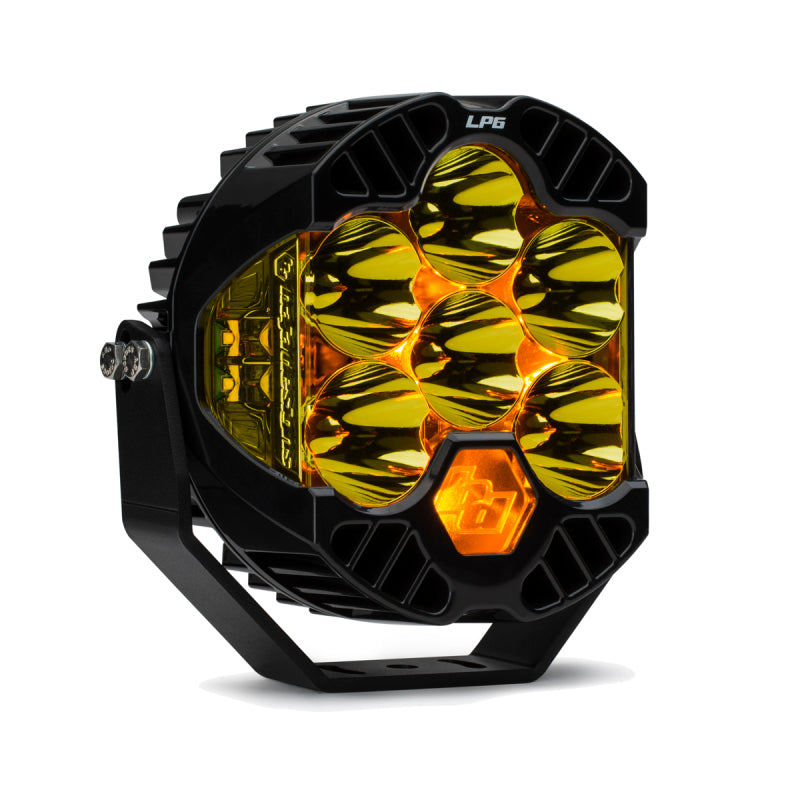 Baja Designs LED Light Pod, 6" LP6 Pro Spot (Amber)