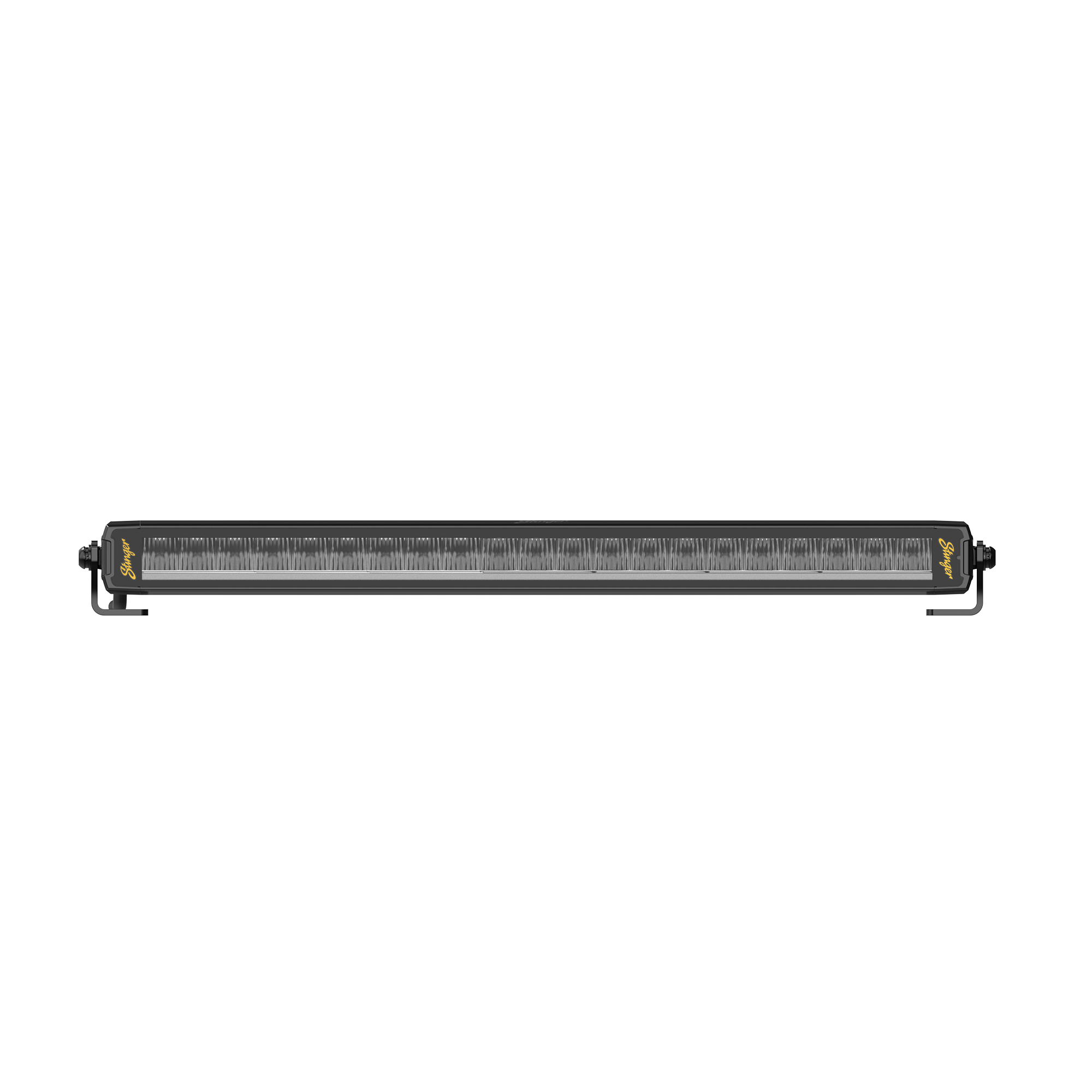 Black LED light bar with mounting brackets