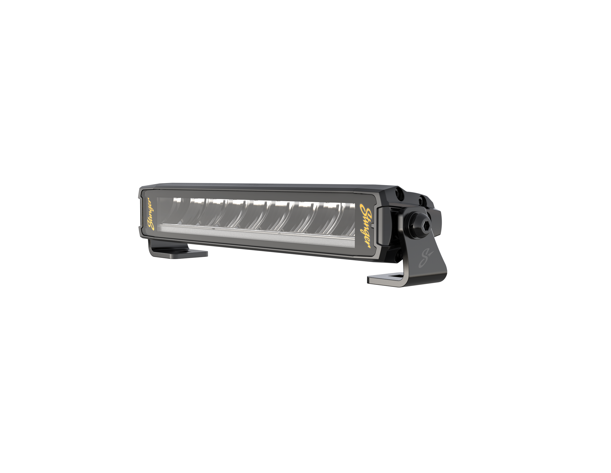 Stinger black LED light bar with mounting brackets