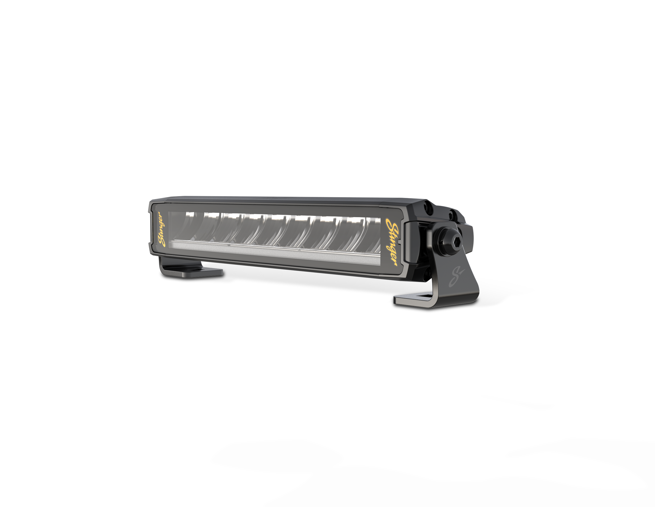 LED light bar with brand logo on a white background