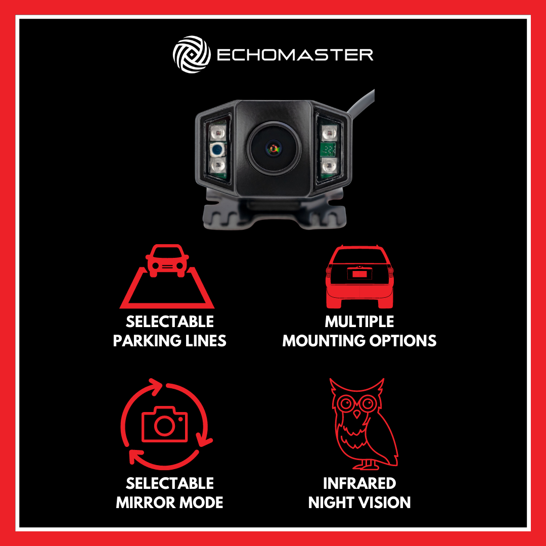 Jeep Wrangler JK (2007-2018) AHD Night Vision Backup Camera with Spare Tire Mount