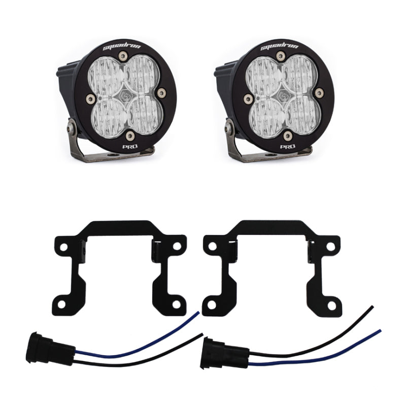 Baja Designs RAM 2500/3500 Fog Light Kit Squadron Sport Pocket (Clear) (2019-2022)