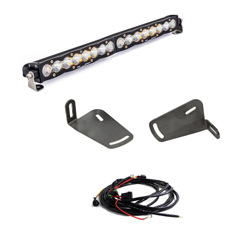 Baja Designs RAM 1500 Rebel Light Bar Kit, S8 20" Bumper (Clear, 2019+)