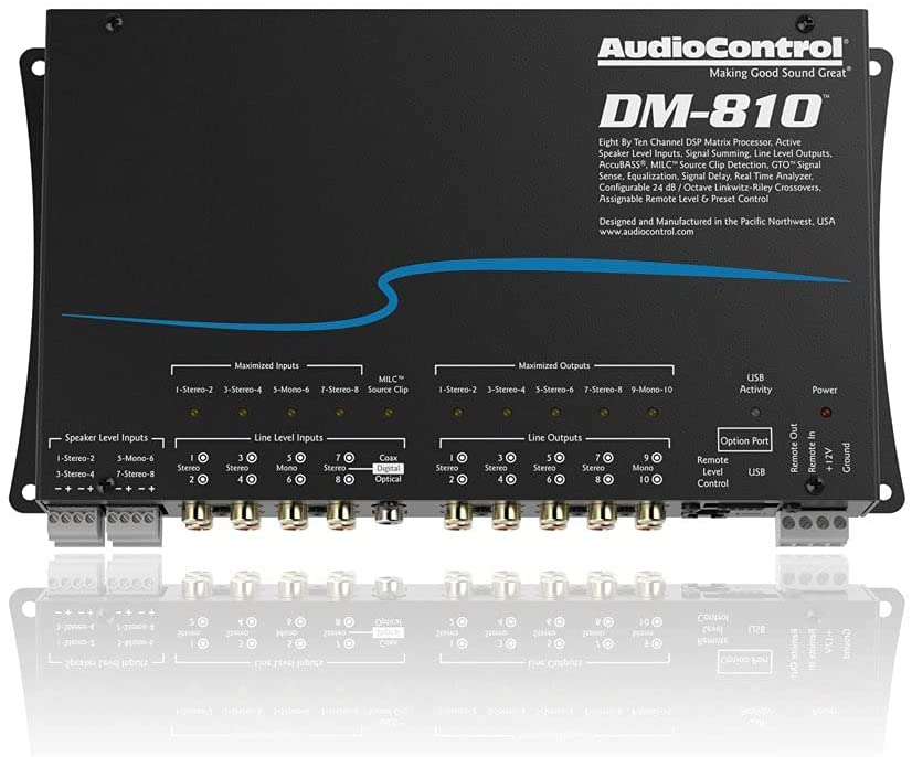AudioControl DM-810 8 x 10 Channel Digital Signal Processor