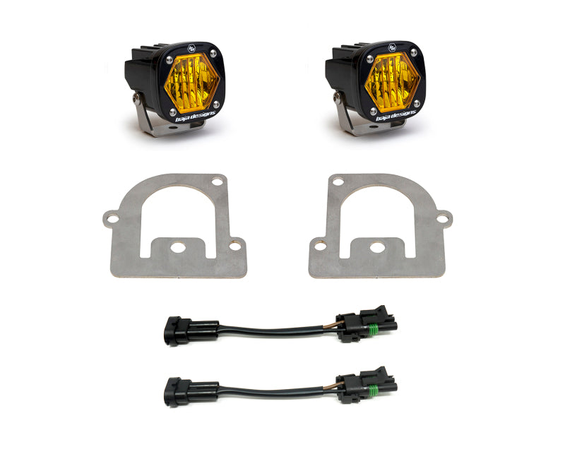 Baja Designs Ford Bronco Sport (2021+) S1 LED Pocket Fog Light Kit (Amber)