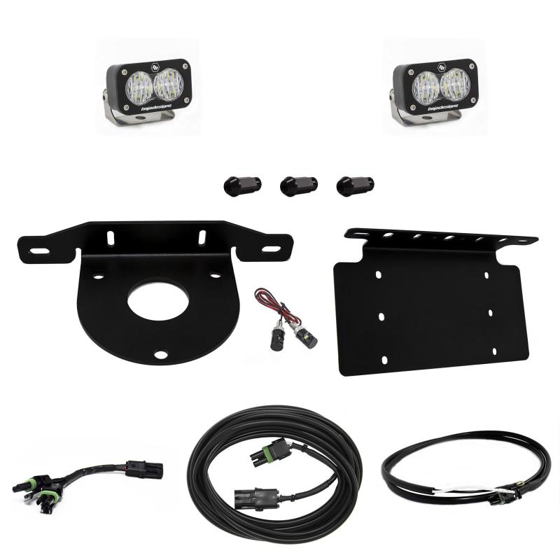 Baja Designs Ford Bronco Dual Reverse Light Kit S2 Sport with License Plate Upfitter (2021+)