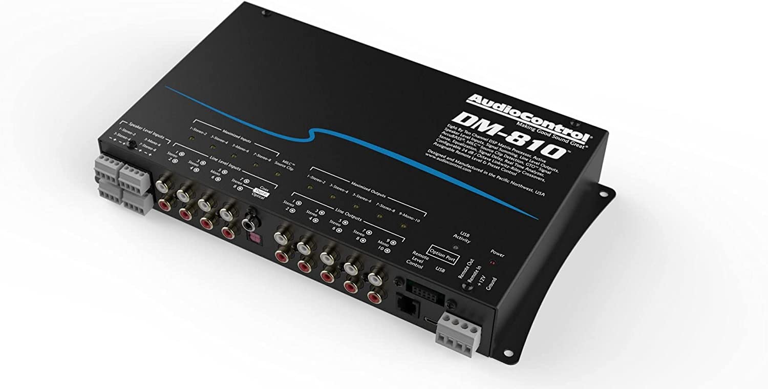 AudioControl DM-810 8 x 10 Channel Digital Signal Processor