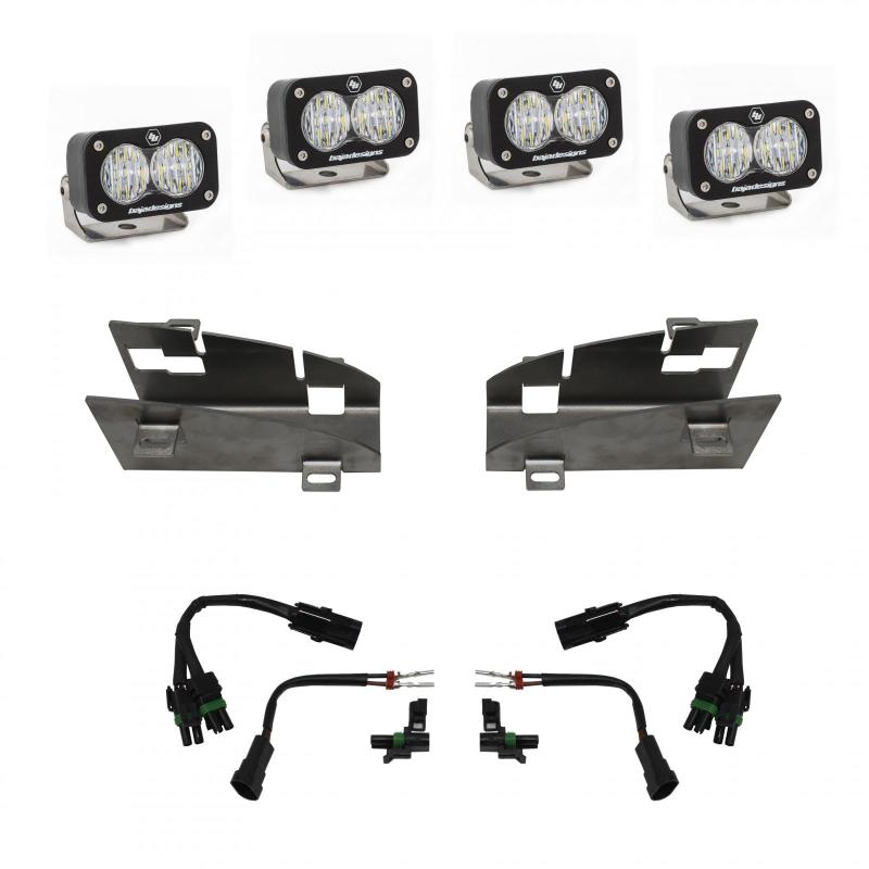 Baja Designs RAM 1500 Rebel Dual Pocket Fog Light Kit S2 Sport (2019+)