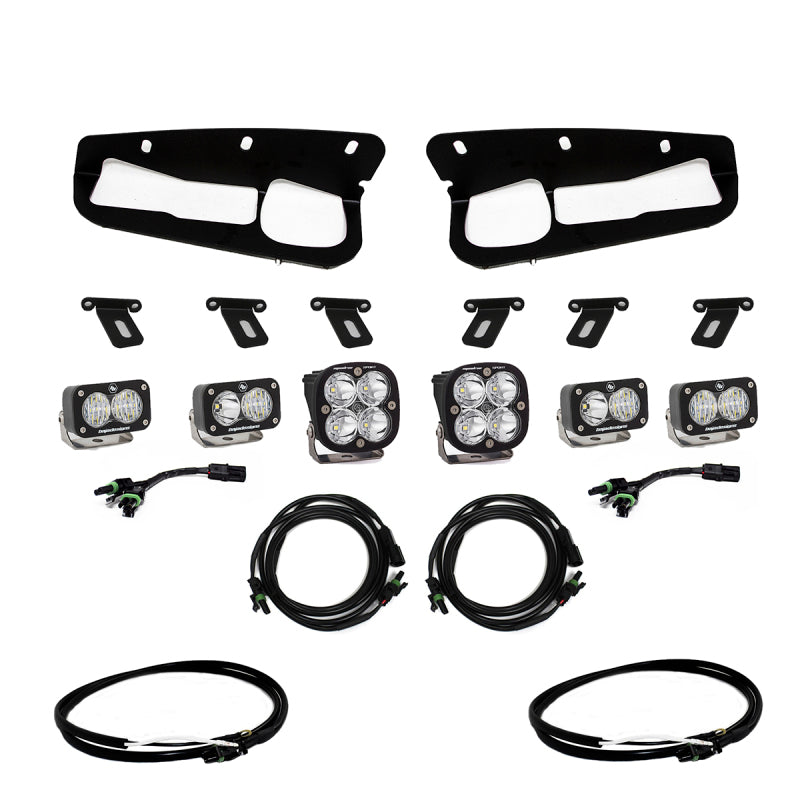 Baja Designs Ford Bronco Pocket Fog Light Kit Squadron Sport/S2 Sport with Upfitter (2021+)