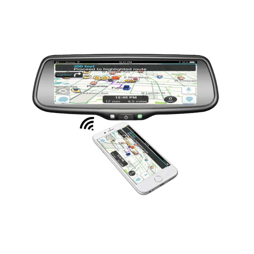 7.3" OE Style Replacement Mirror Monitor with Built-In Wi-Fi Miracast | VTW73M