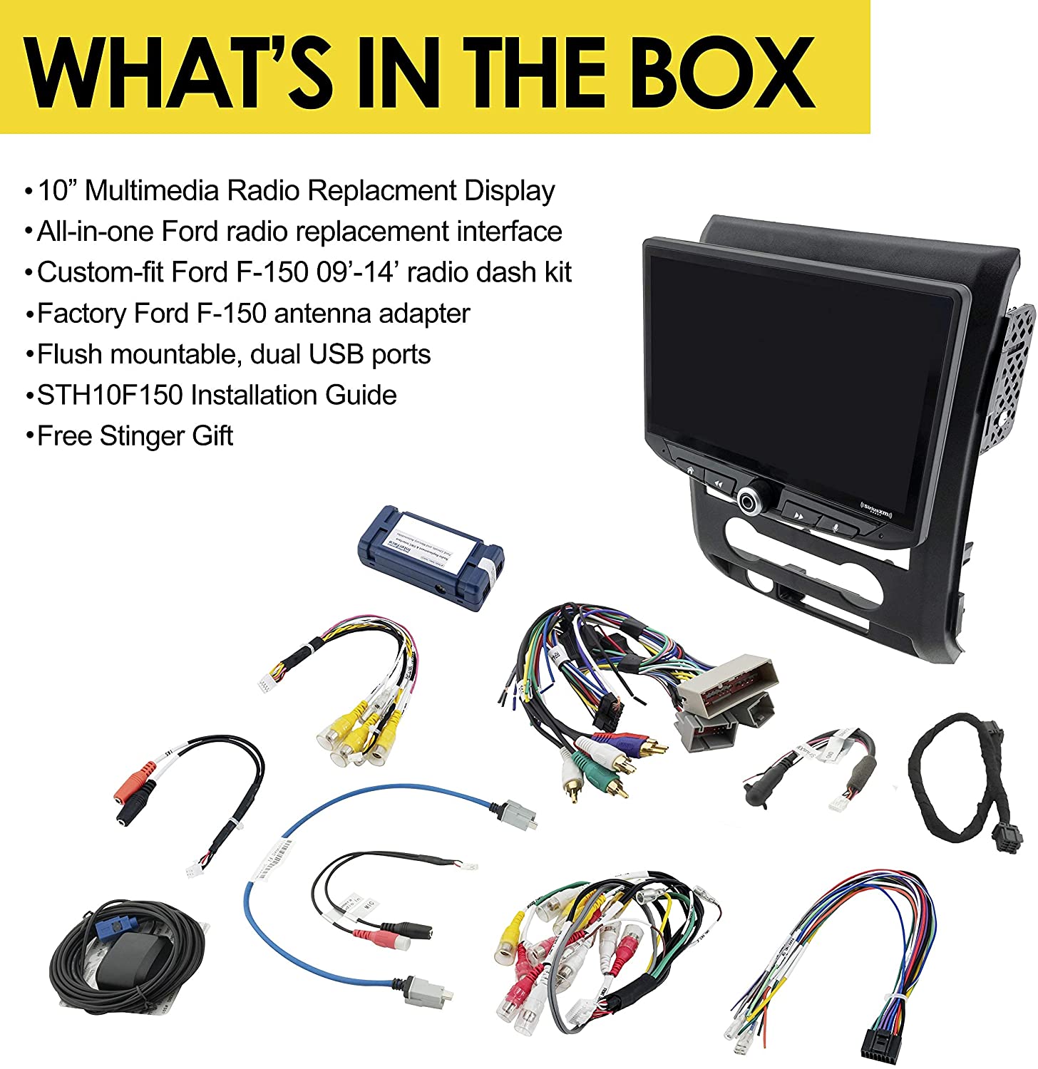 HEIGH10 Ford F-150 (2009-2014) 10" Radio Kit