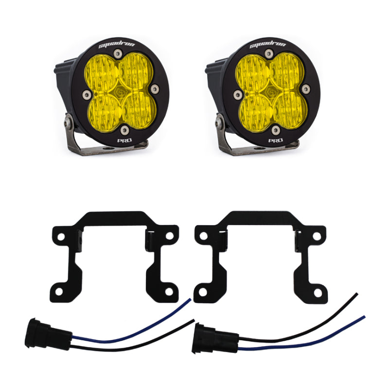 Baja Designs RAM 2500/3500 Big Horn Sports Pocket Fog Lights Kit (Amber) (2019-2022)