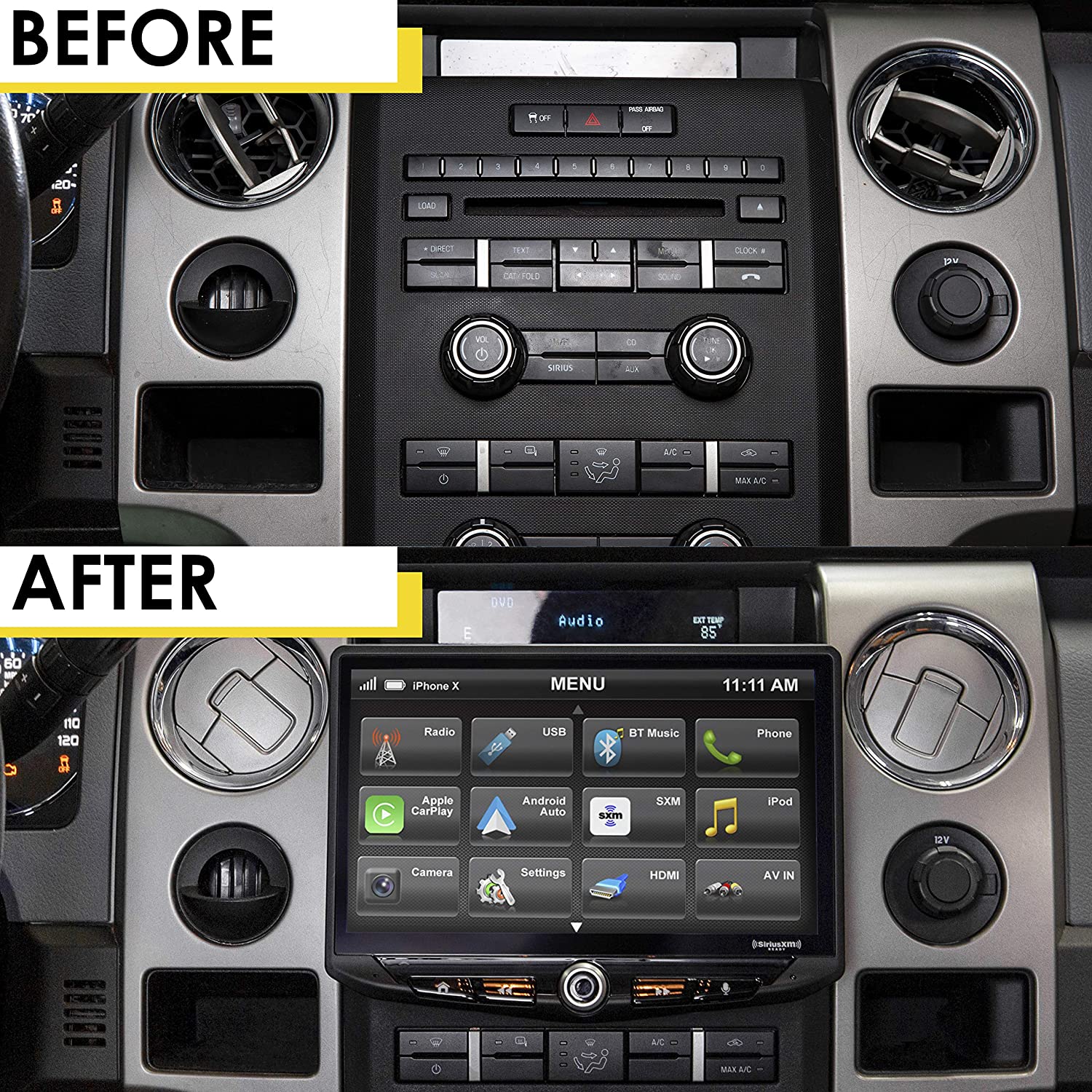 HEIGH10 Ford F-150 (2009-2014) 10" Radio Kit