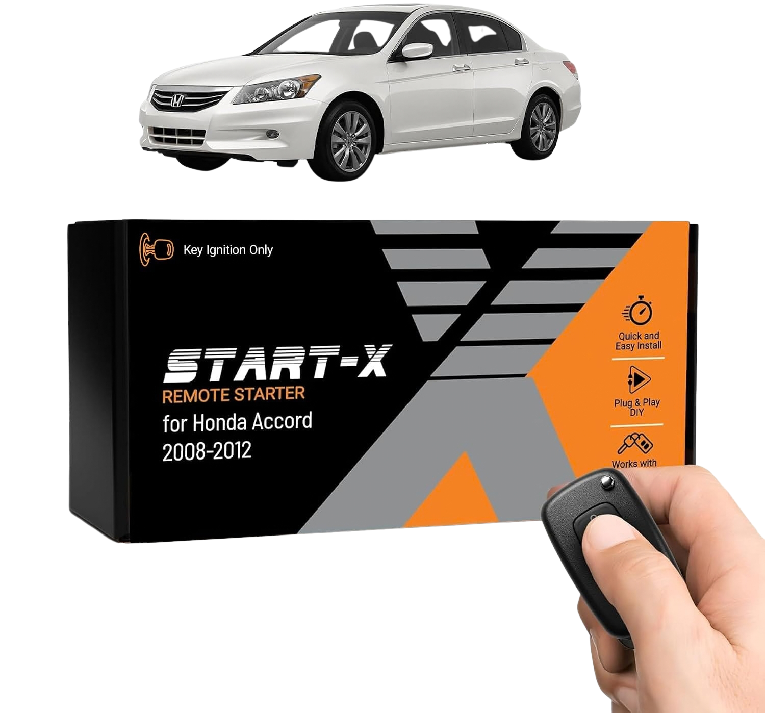 Start-X Plug N Play Remote Starter Kit for Honda Accord (2008-2012) / Key Start