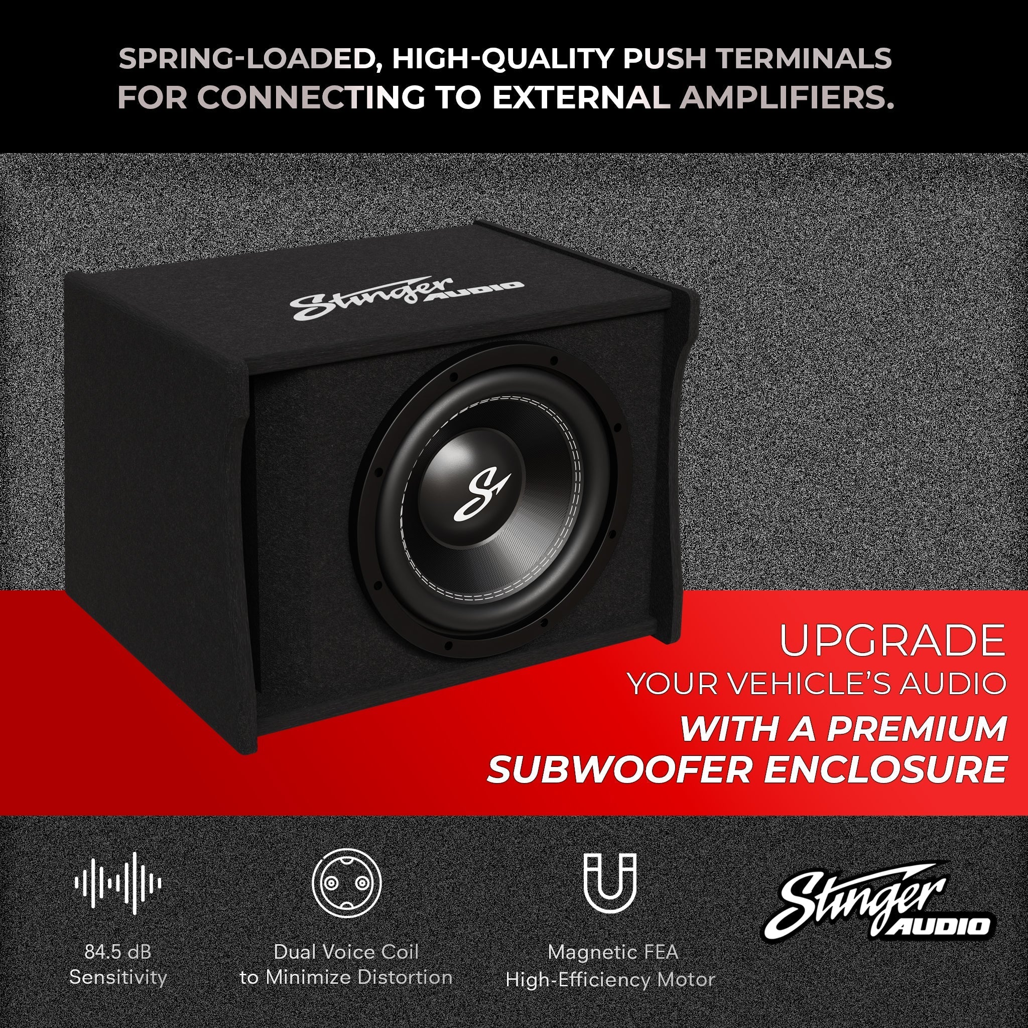 Single 12" 700 Watt (RMS) Loaded Ported Subwoofer Box Enclosure (700 Watts RMS/1,200 Watts Max)