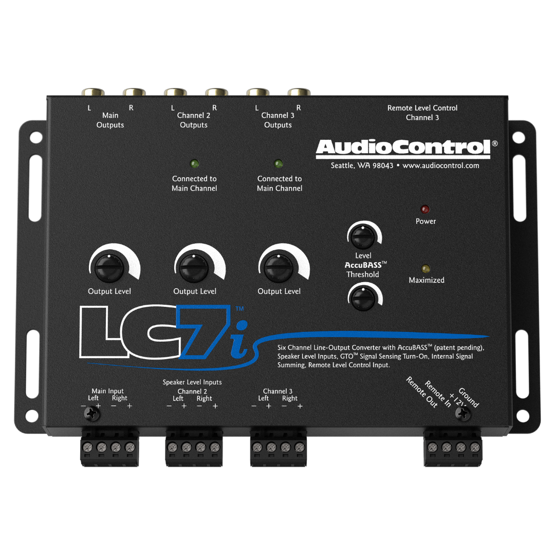 AudioControl LC7i 6-Channel Line Output Converter with Bass Restoration