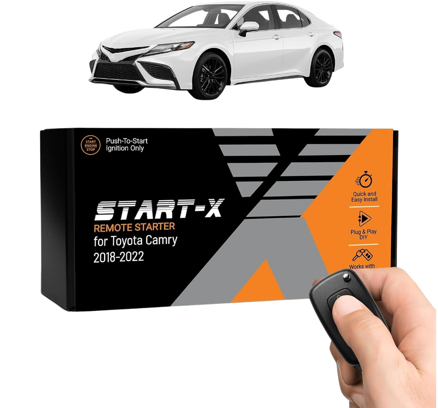 Start-X Plug & Play Remote Starter Kit for Toyota Camry (2018-2022) | Push-to-Start Ignition