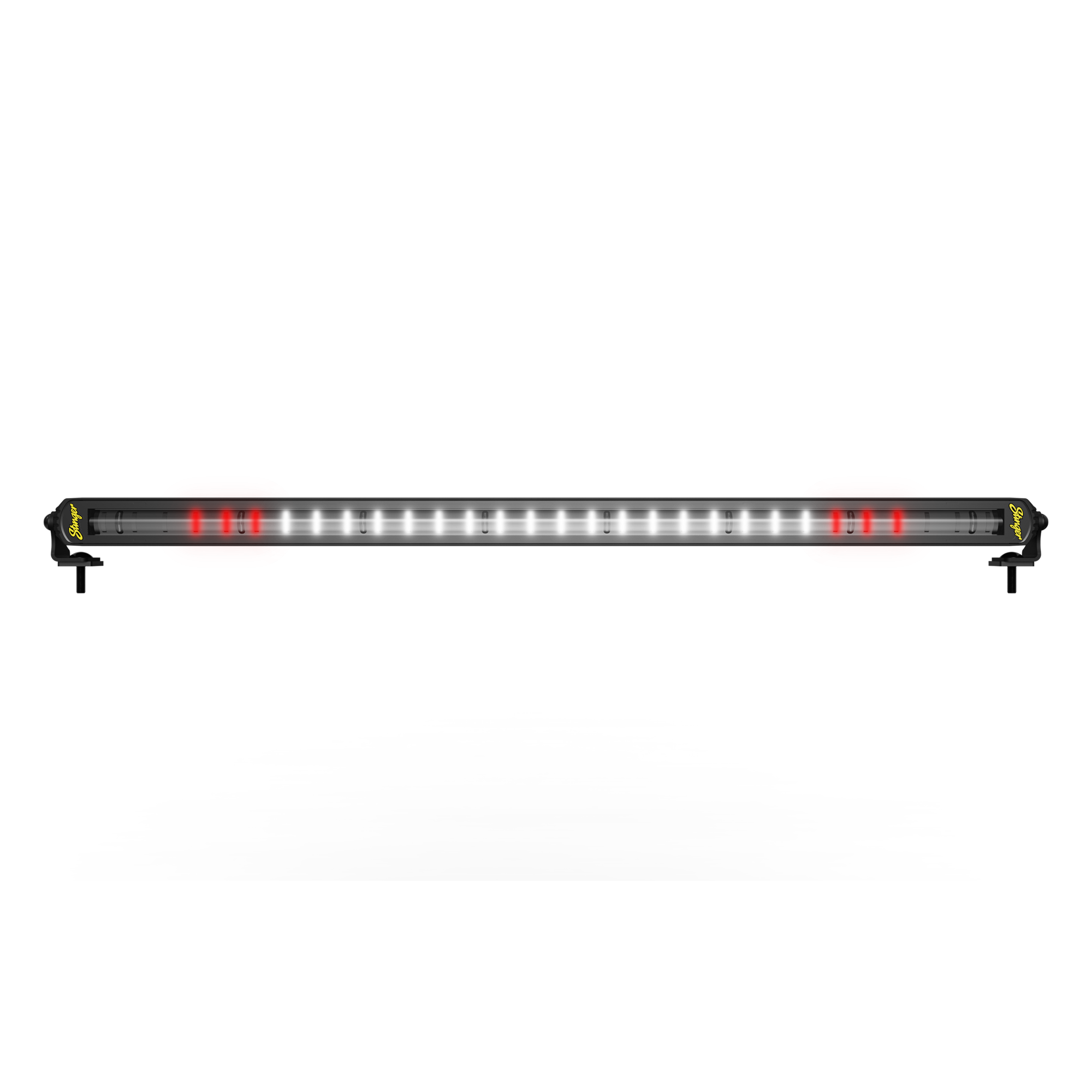 Stinger LED light bar with white and red light segments