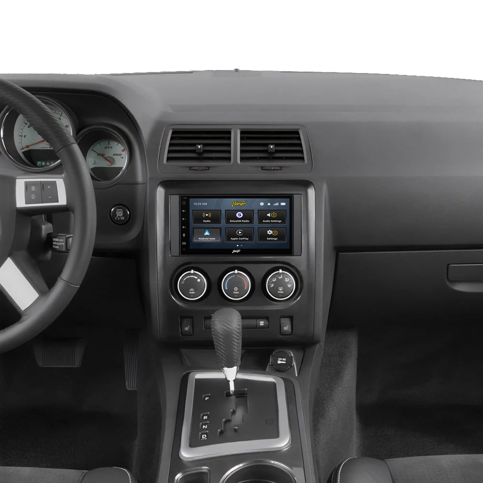 Dodge Challenger (2008-2014)/Charger (2008-2010) Stinger 6.8" Double DIN Radio Kit | Plug-&-Play