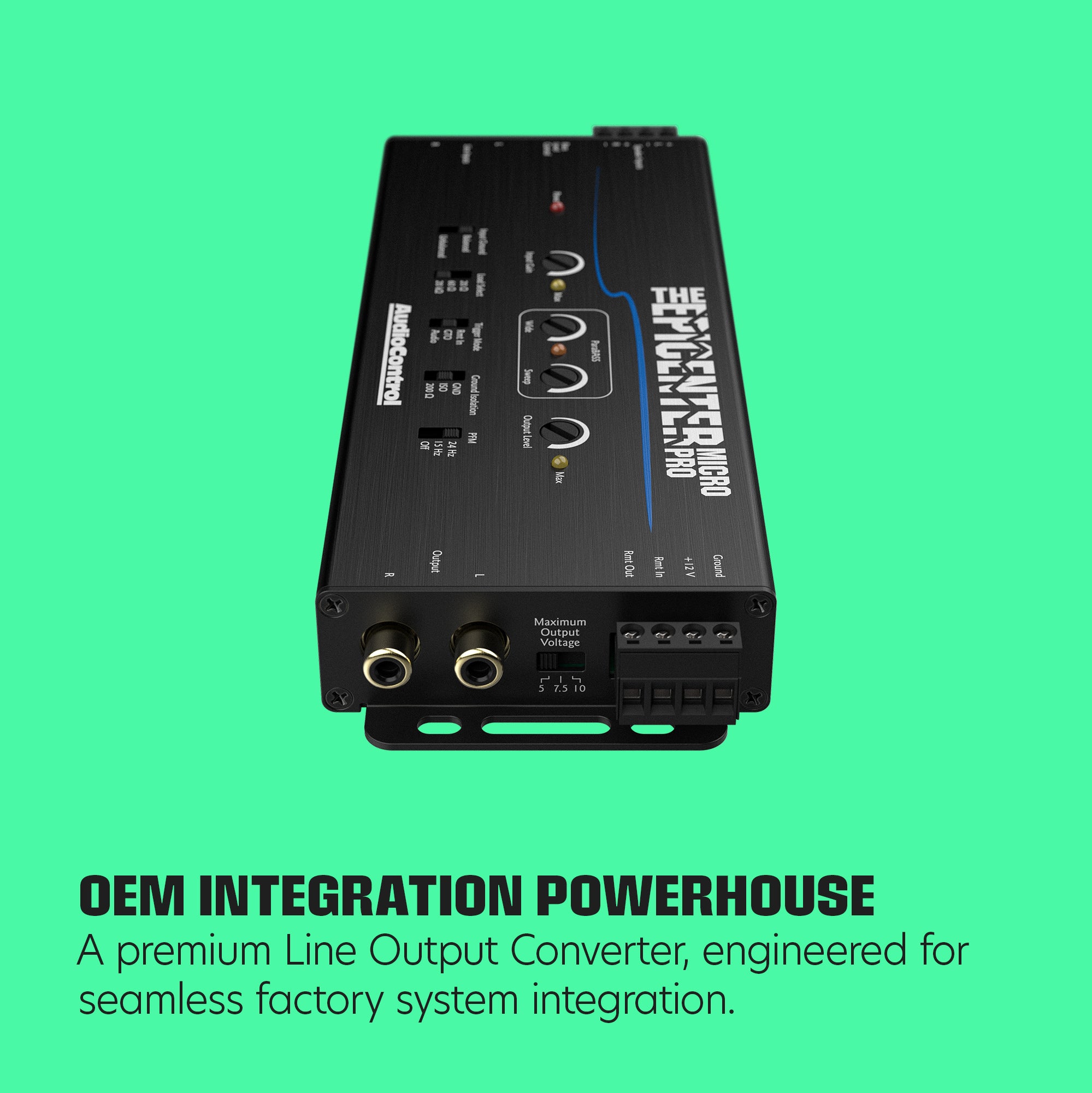AudioControl The Epicenter Micro PRO Bass Restoration Processor & Line Output Converter